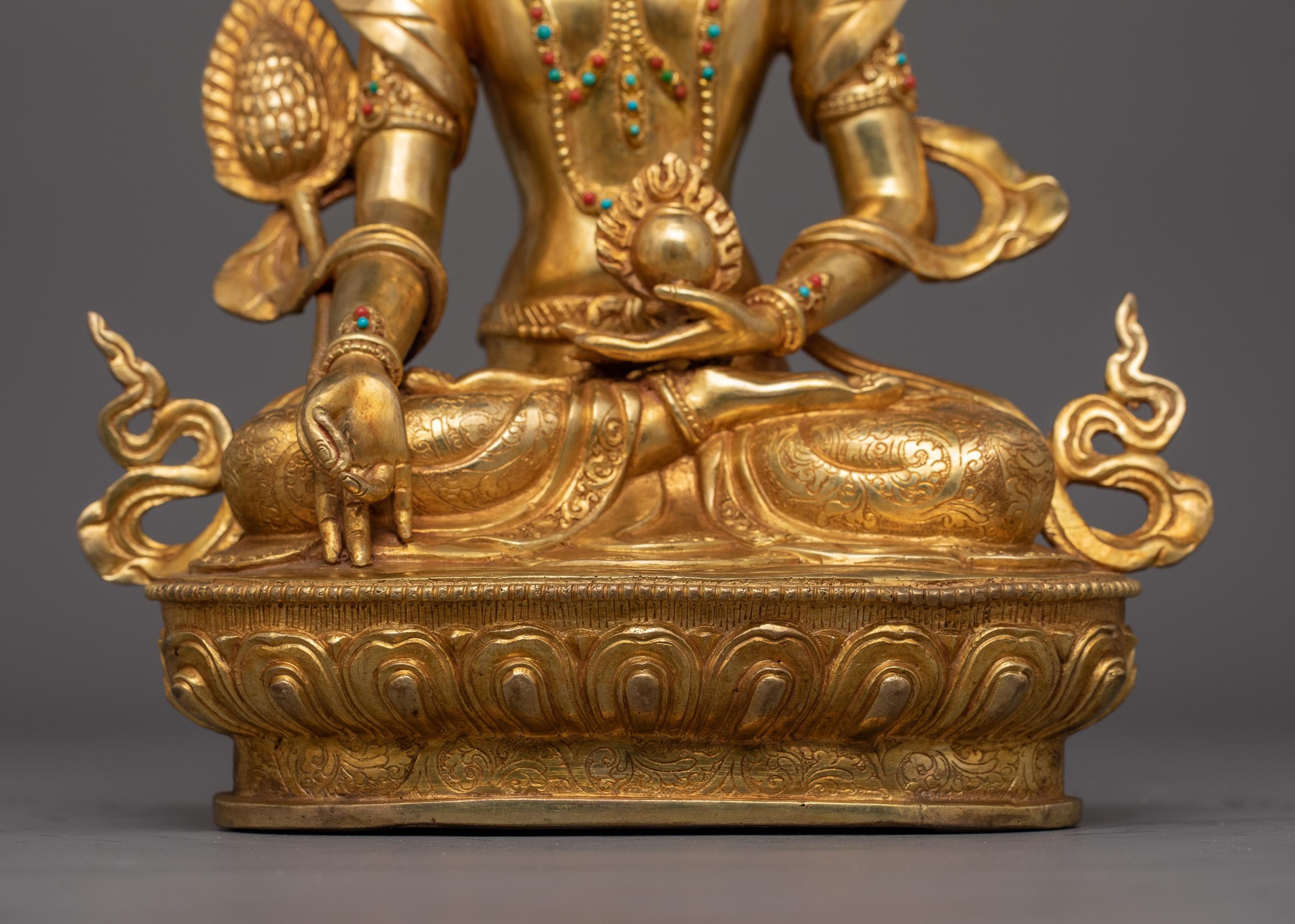 Hell Savior The Savior of Hell Kshitigarbha Statue | Ideal for Meditation, Yoga and ...