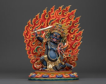Achala Sacred Statue - Himalayan Buddhist Shrine Decor from Nepal for Meditation and Protection Practice