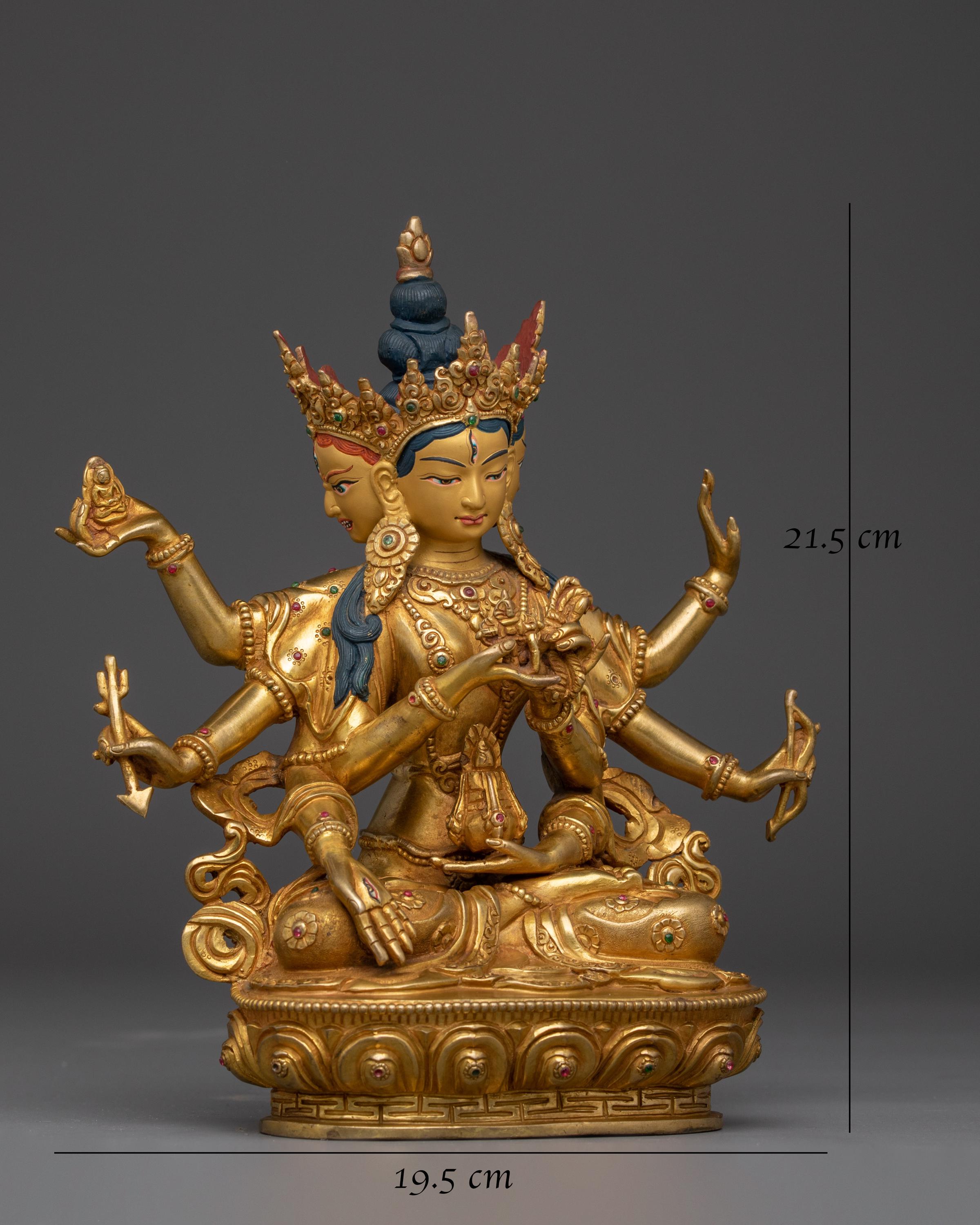 FOTO 写真 Handmade Buddhist Statue of Namgyalma for Meditation | Tibetan