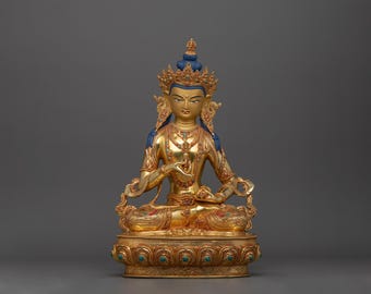 Traditional Sculpture of Vajrasattva | Buddhist Symbol of Transformation and Purification | Deity of Spiritual Cleansing and Enlightenment