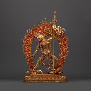 Handcrafted Dancing Vajrayogini Sculpture for Shrine and Dharma | Sacred Goddess of Wisdom and Spiritual Transformation | Tibetan Buddha