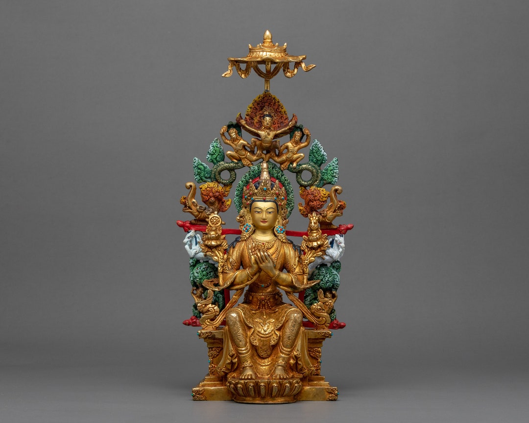 Maitreya Buddha Statue | Traditionally Hand Carved in A