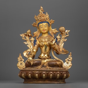 Dolma Karpo White Tara Sculpture | The Radiant Mother of Compassion