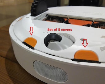 CLIFF SENSOR cover for the Roborock S4 - black carpet troubleshooting - Set of 5