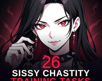 26 Tarefas de Treinamento de Castidade para Sissy | Livro de Tarefas para Gaiola em PDF | Guia de Negação Femdom | Download Digital