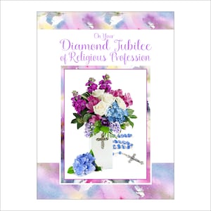 Diamond Jubilee Card For A Nun