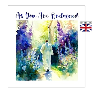 Ordination Card | Priest Ordination Card