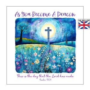 Ordination To The Diaconate Card | New Deacon Card