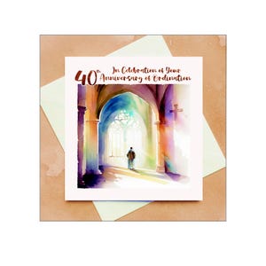 40th Anniversary of Ordination Card | Ruby Jubilee Greetings