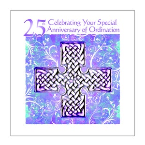 Priest 25th Anniversary of Ordination Card