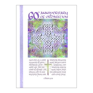 Priest 60th Anniversary of Ordination Card