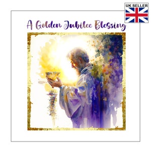 Golden Jubilee Card | Card for Catholic Priest