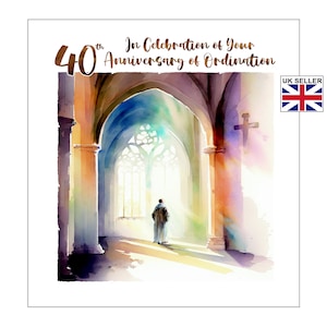 40th Anniversary of Ordination Card