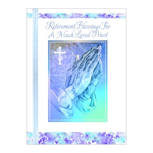 Large Priest Retirement Card | Retirement Card For A Well Loved Priest