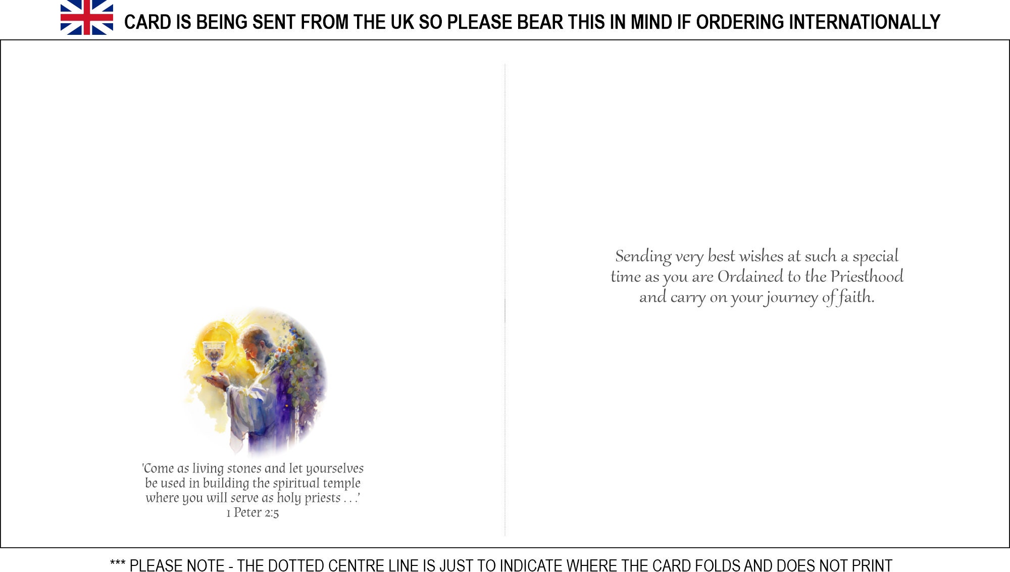 Ordination Card | Priest Ordination Card - Etsy