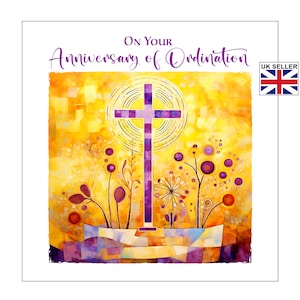Priest Ordination Anniversary Card