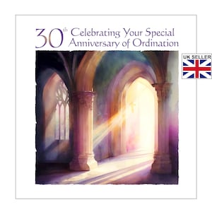 Priest 30th Anniversary of Ordination Card