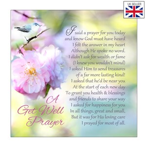 Christian Get Well Card | Get Well Prayer  |  I Said A Prayer For You Today