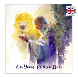 Ordination Card | Priest Ordination Card