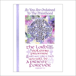 Large Priest Ordination Card