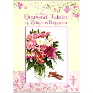 Diamond Jubilee Card For A Nun