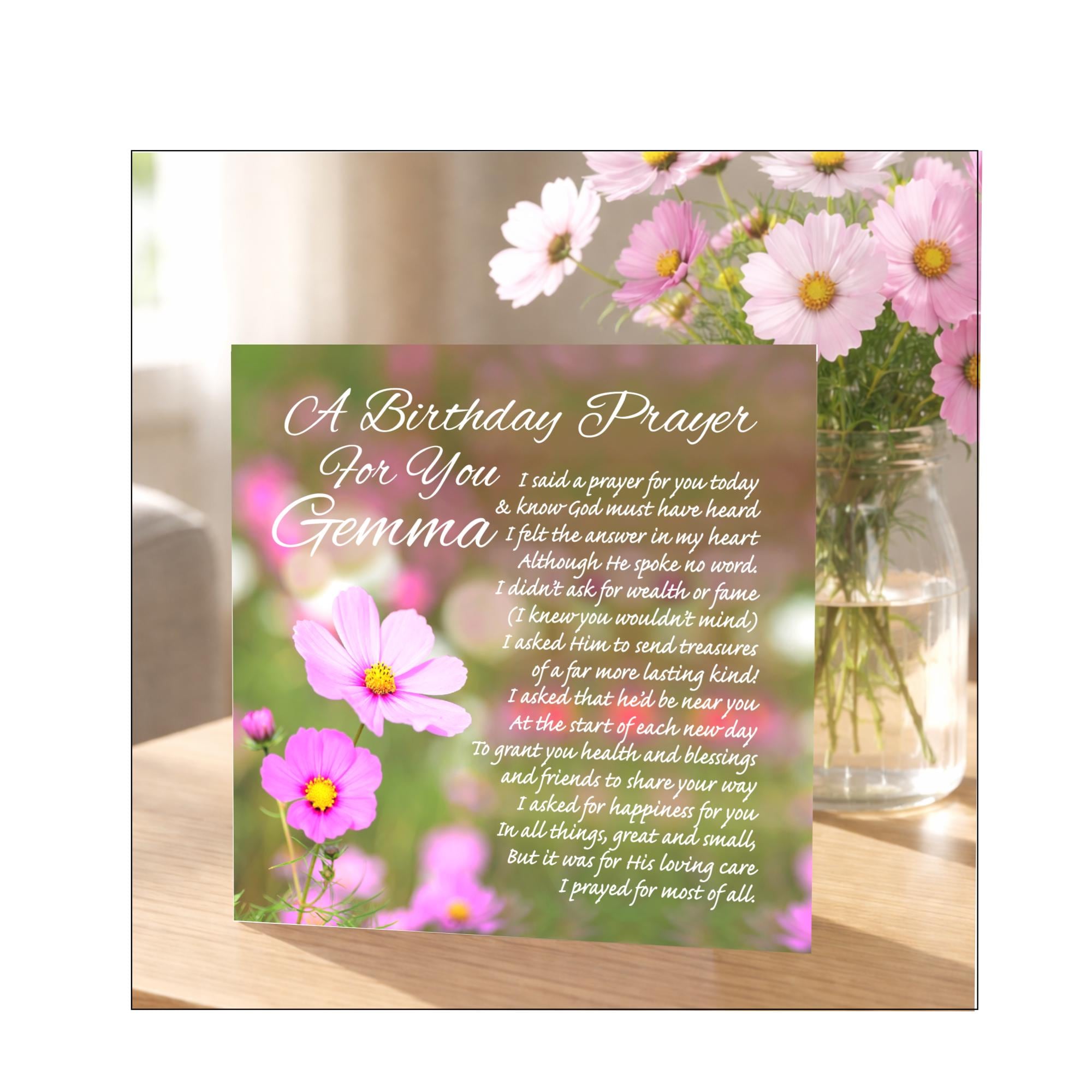 Personalised Christian Birthday Card | I Said A Prayer for You Today ...