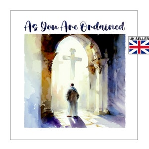 Ordination Card | Priest Ordination Card