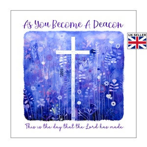 Ordination To The Diaconate Card | New Deacon Card