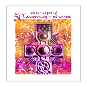 50th Anniversary of Ordination Card