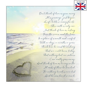 Sympathy Card For Male | Sympathy Card For Son  |  Sympathy Card For Dad | Sympathy Card For Husband | Sympathy Card For Brother