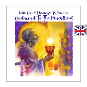 Ordination Card | Priest Ordination Card