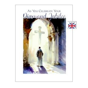 Priest Diamond Jubilee Card | Catholic Priest Diamond Jubilee Card