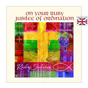 Ruby Jubilee Card for Priest | Ruby Jubilee of Ordination card
