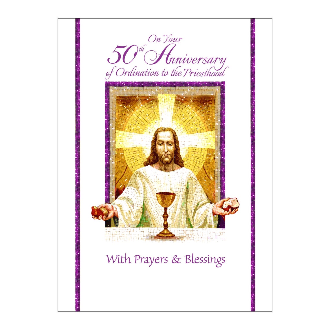 50th Anniversary Of Ordination Card Etsy