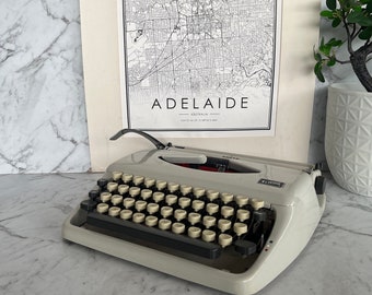 Vintage Adler Tippa Typewriter + Case. Excellent working condition! Serviced, Cleaned & Tested. FREE DELIVERY!