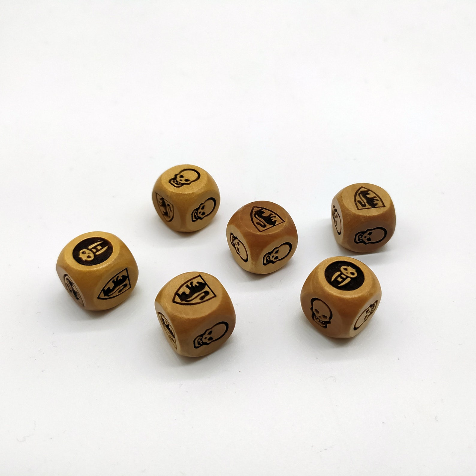 Heroquest Dadi Da Combattimento E Dadi Da Movimento In Legno - Foto 8