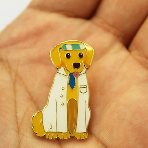 Labrador Hund Wortspiel - Emaille Pin