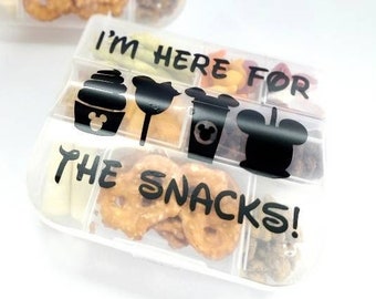 personalized Snackle box, travel snack box, snack box for kids, charcuterie container, airplane snacks