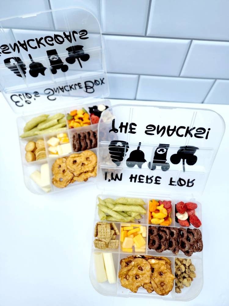 Personalized Snack Box. Kids Snack Box. Kids Shackle Box