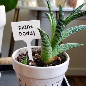 Custom Garden Marker Set, Plant Lover Gift, Set of 5