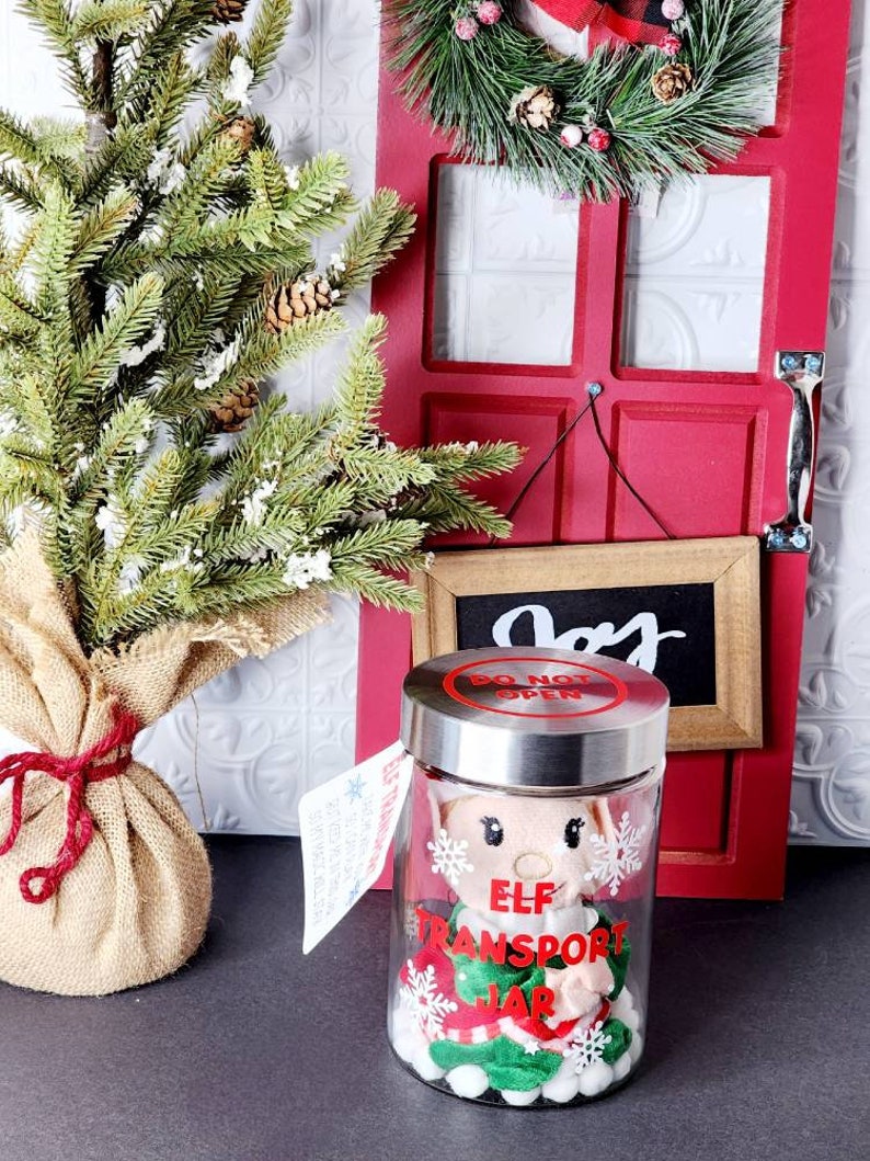 Elf Transportation Jar Elf on the Shelf Travel Jar for Elf Etsy
