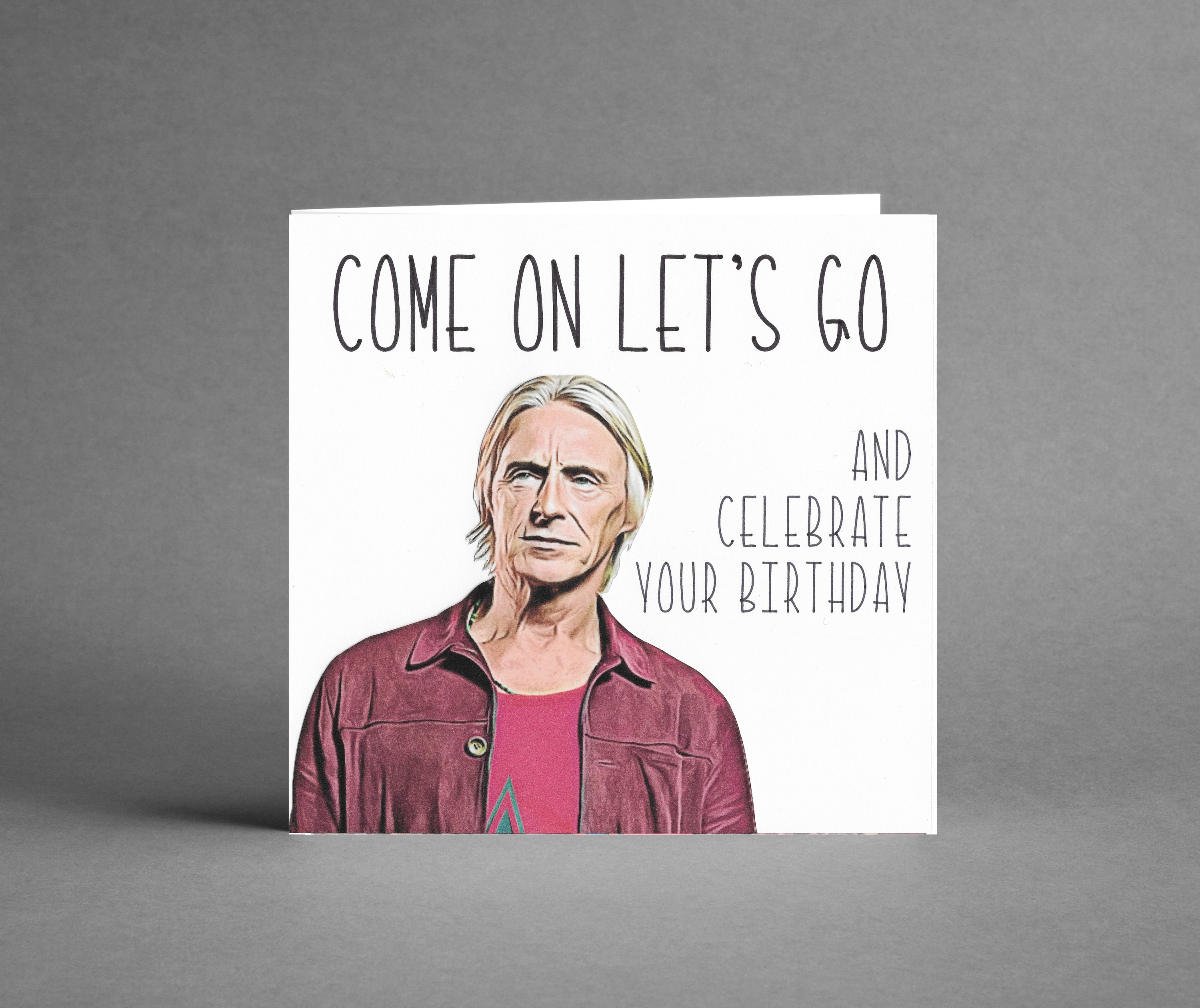 Paul Weller Personalised Happy Birthday Card Personalised | Etsy