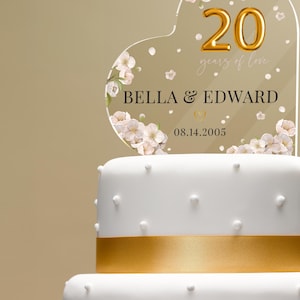 Personalized Wedding Cake Topper, Wedding Gifts for Couples, Anniversary Cake Topper, Custom Cake Toppers, Couple Anniversary Gifts