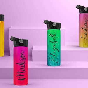 Personalized Water Bottle, Custom Water Bottle, Personalized Gifts, Birthday Gifts, Sports Water Bottle for Women, Gifts for Her