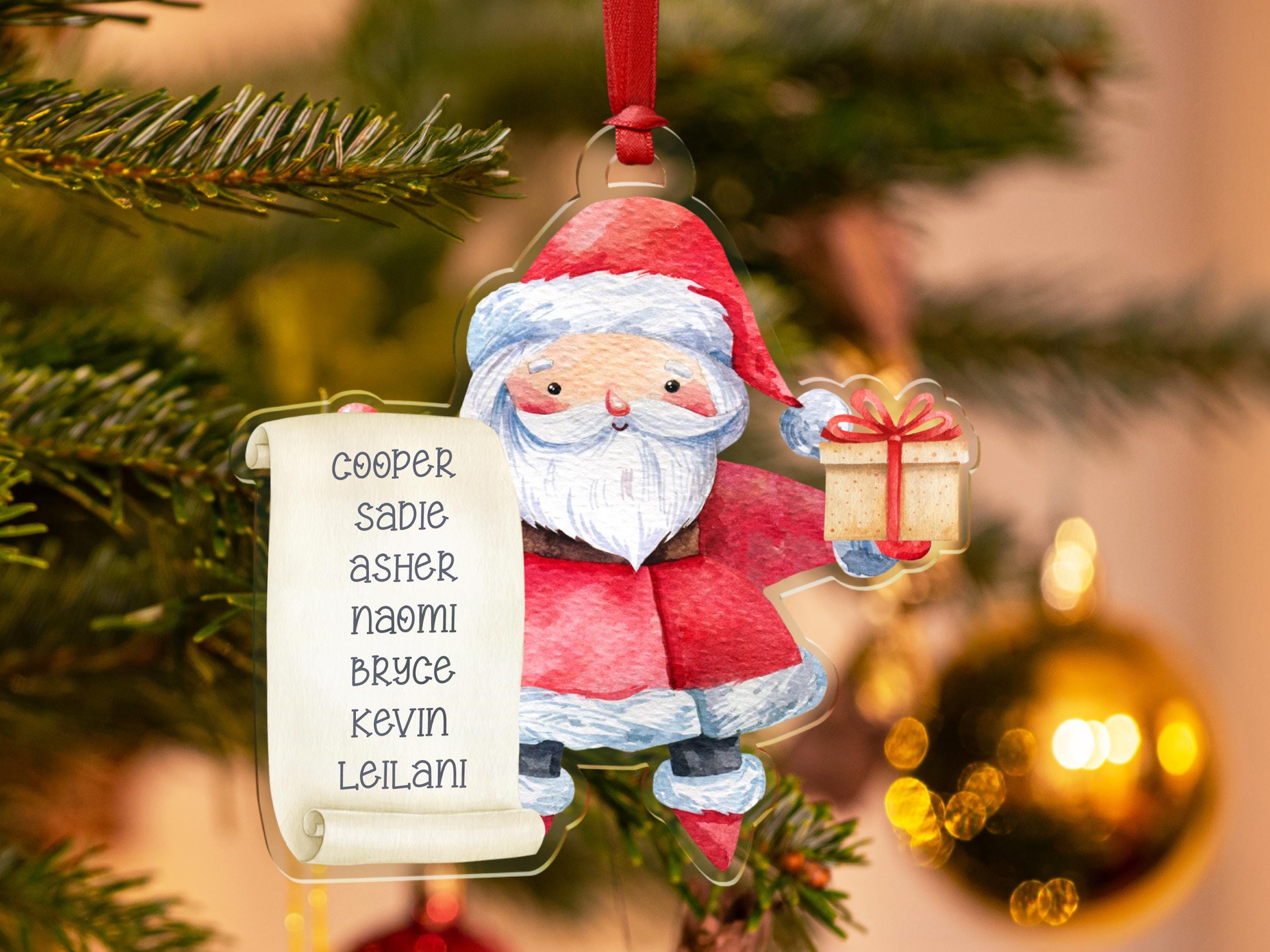 Knitgrip 8 Set Santa Nice List Enamel Pins Santa