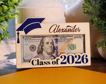Portamonedas de graduación personalizado, regalo de graduación, promoción de 2026, graduación de secundaria, regalo para graduados, último año de secundaria