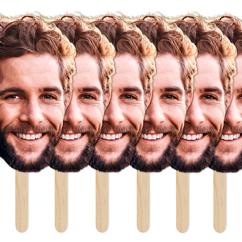 Face on a Stick Etsy