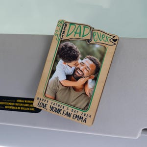 Drive Safe Gifts for Dad Personalized Picture Frame, Custom Photo Car Visor Clip, Dad Birthday Gifts, Sun Visor Picture Clip, Papa Gift