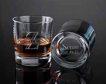 Groomsmen Whiskey Glasses, Personalized Groomsmen Gifts, Groomsmen Proposal Gift, Custom Groomsmen Gift, Best Man Gift, Engraved Old Fashion