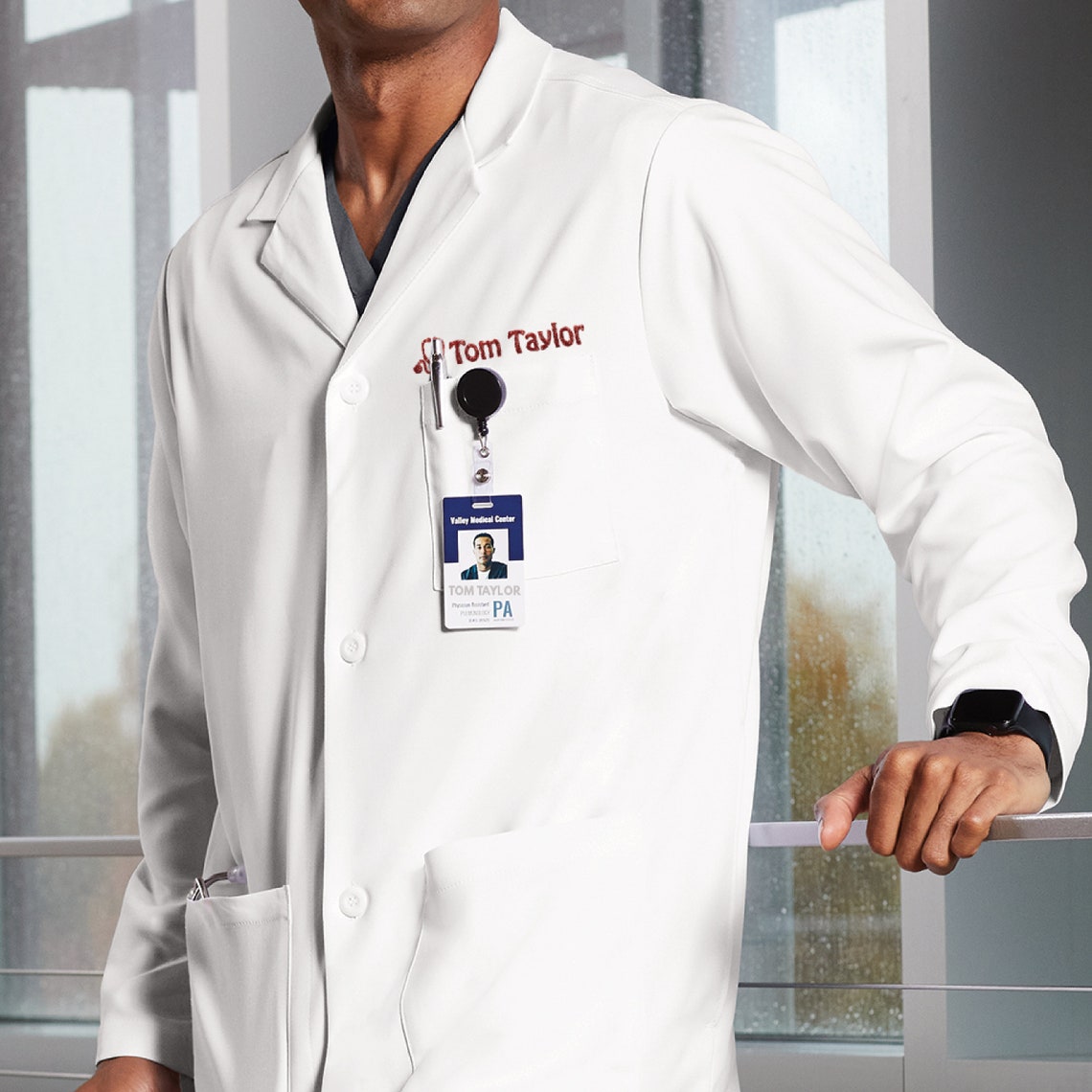 Custom Lab Coat Embroidered Medical Lab Coat Personalized Etsy